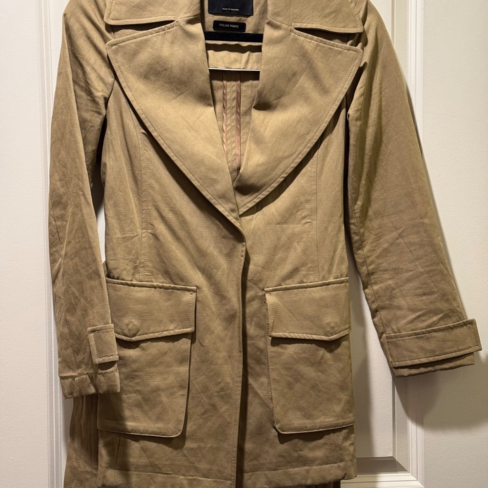 Massimo Dutti Cotton & Linen Jacket size XS